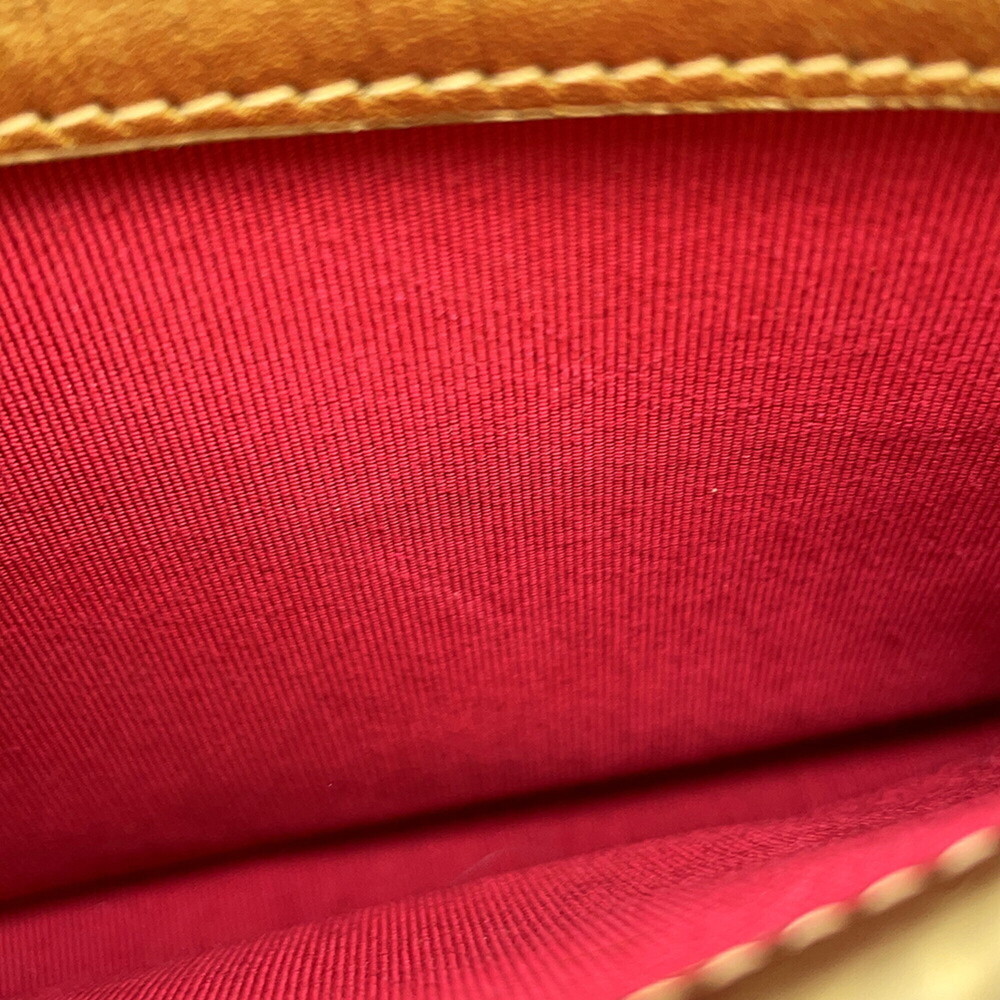 CHANEL Gold Lambskin Leather Logo Shoulder Bag - Picture 10 of 16